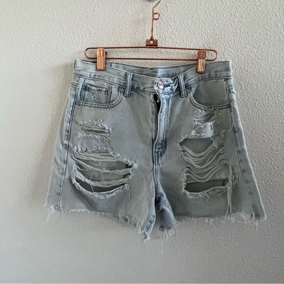 American Eagle Outfitters Pants - American Eagle Mom Short Heavy Distressed Shorts 6